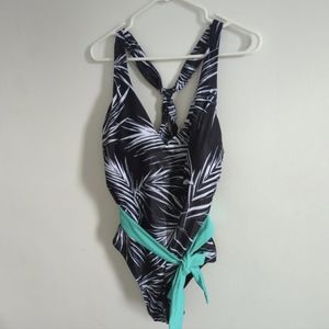 NWT George Plus Women's Swimsuit 1-Piece 18W